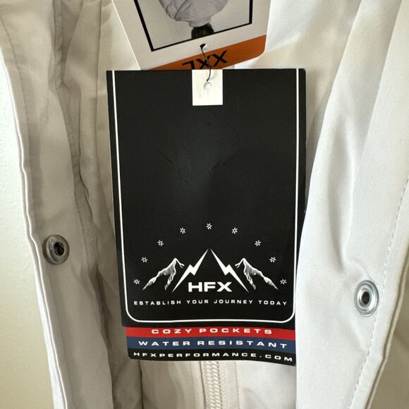 HFX All Weather Trench Wind/Water Resistant Coat CEMENT Women's Sz XXL NWT - Picture 3 of 16